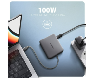 Axagon HMC-5HL, USB 5Gbps hub, 2x USB-A, HDMI 4k/60Hz, RJ-45 GLAN - 1353437 - zdjęcie 4